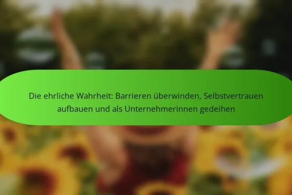 Die ehrliche Wahrheit: Barrieren überwinden, Selbstvertrauen aufbauen und als Unternehmerinnen gedeihen