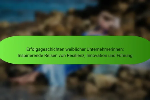 Erfolgsgeschichten weiblicher Unternehmerinnen: Inspirierende Reisen von Resilienz, Innovation und Führung