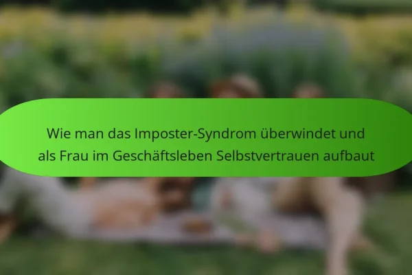 Wie man das Imposter-Syndrom überwindet und als Frau im Geschäftsleben Selbstvertrauen aufbaut